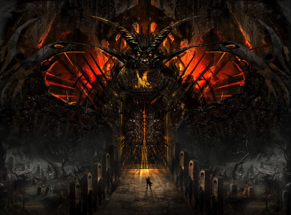 gates of hell background